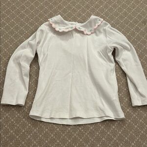 Scalloped Collar Blouse